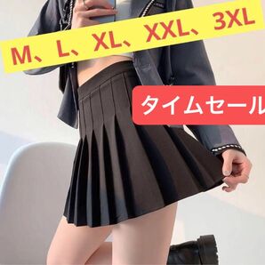 XXLミニスカート プリーツ かわいい スカート 着痩せ 新品 多種サイズ 黒スカート プリーツスカート 可愛い服装 新品