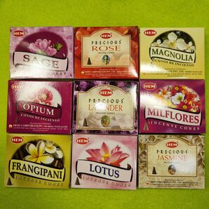 インドお香 Flower Boxコーン 9こセット