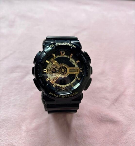 G-SHOCK デジタル腕時計 GA-110GBブラック/ゴールド カシオ