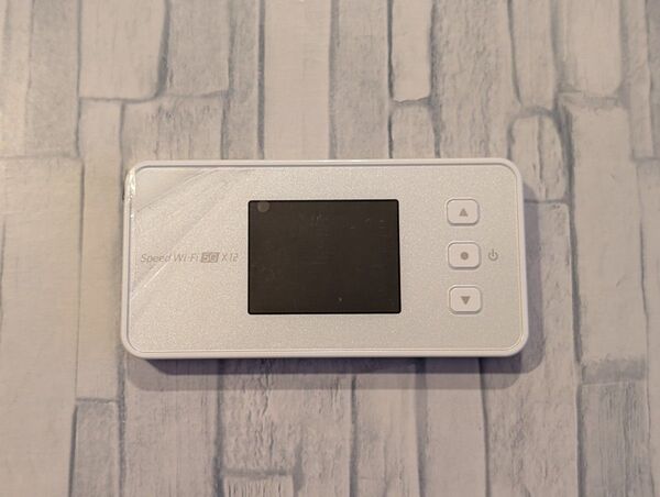 Speed Wi-Fi X12 5G アイスホワイト モバイルルーター NEC KDDI