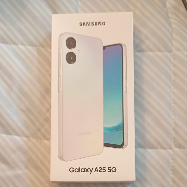 未使用Galaxy A25 5G 6.7インチ メモリー4GB ストレージ64GB ライトブルー ソフトバンク版 SIMフリー