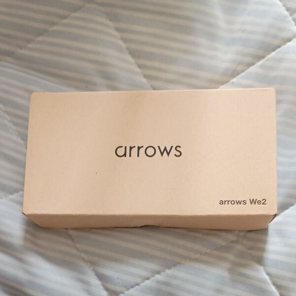 未使用 arrows We2 M07 6.1インチ メモリー4GB ストレージ128GB ライトブルー SIMフリー