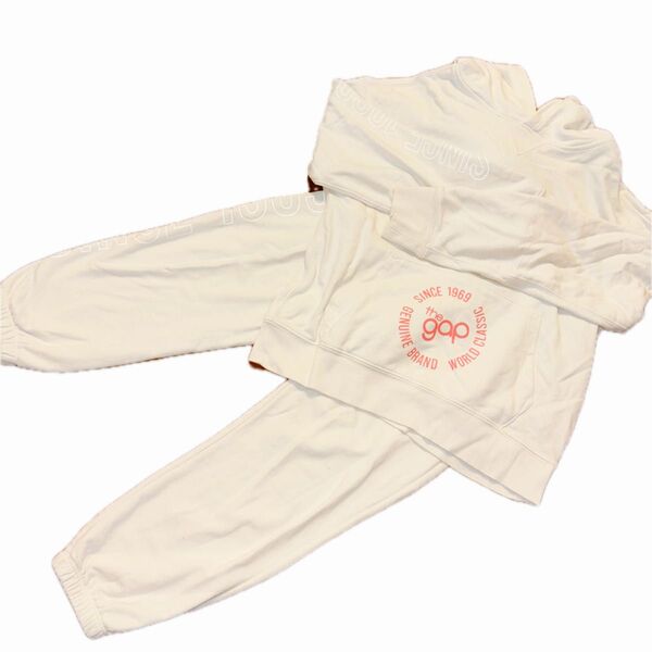 GAP Kids ロゴ入り セットアップ パーカー パンツ 上下セット