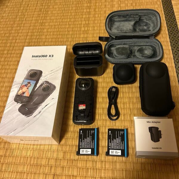 insta360 x3 360° セット アクションカメラ