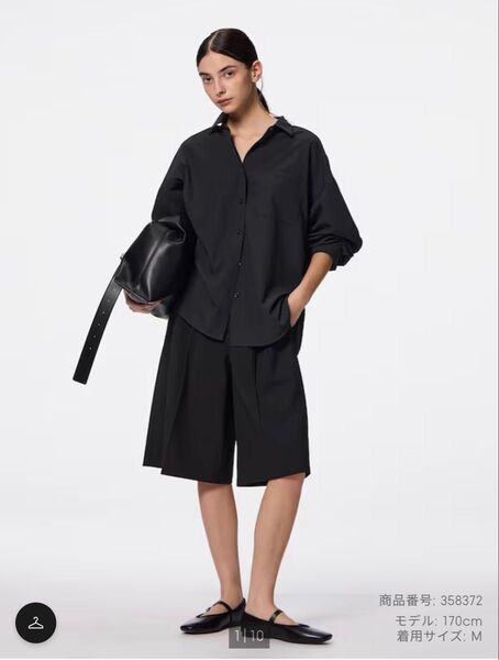 新品GU バミューダショートパンツNTQ+E XXL