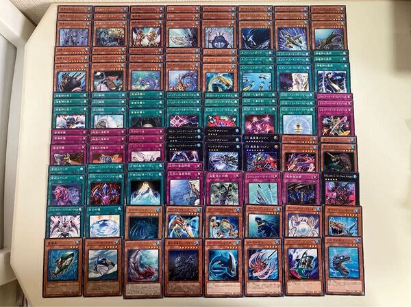 遊戯王 シャークデッキパーツ ランクアップ 水属性 大量