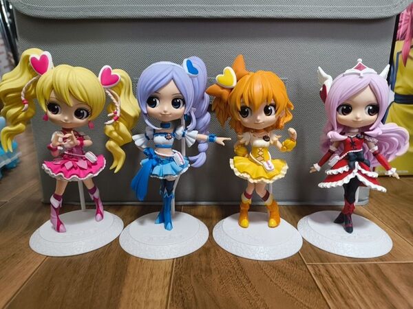 フレッシュプリキュア Qposket 4体セット キュアピーチ キュアベリー キュアパイン キュアパッション フィギュア