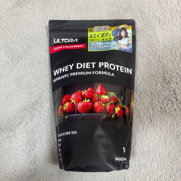 ULTORA ホエイダイエットプロテイン クリアストロベリー 1kg