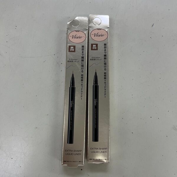 ヴィセ エクストラシャープ リキッドライナー 0.4mL(BR310 ブラウン)×2