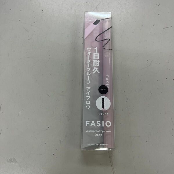 ファシオ ウォータープルーフ アイブロウ 0.3g (しずく型芯) (01 グレー)