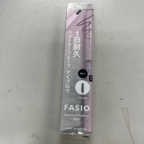 ファシオ ウォータープルーフ アイブロウ 0.1g (細芯) (01 グレー)