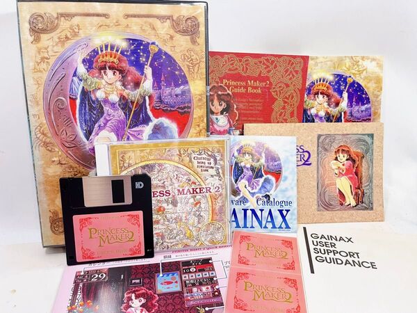 プリンセス・メーカー2 FMTOWNS版 ディスク ガイナックス 特典完備 cd