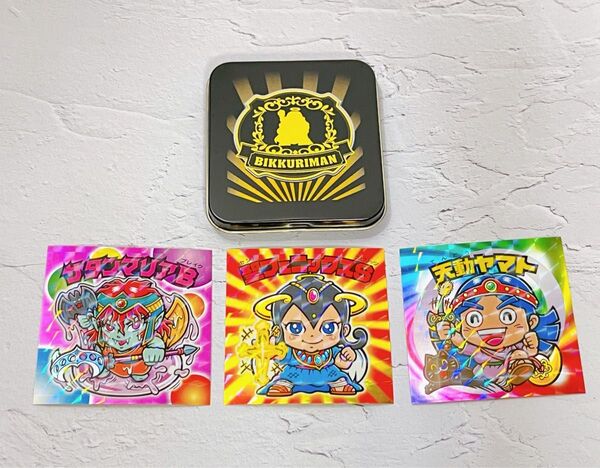 非売品 ビックリマン ルーツ伝 缶ケース シール 懸賞 当選品