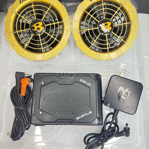 22V 空調服 バートル エアークラフト BURTLE AC08 AIRCRAFT バッテリー のフルセット