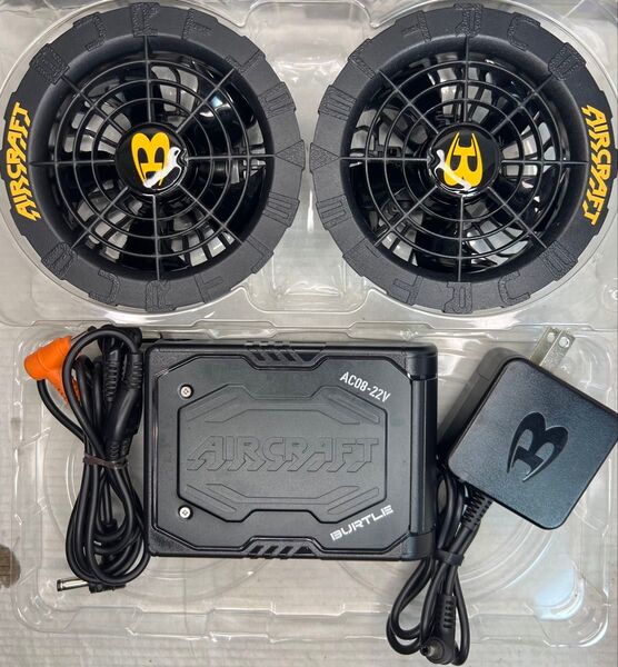 22V 空調服 バートル エアークラフト BURTLE AC08 AIRCRAFT バッテリーセット