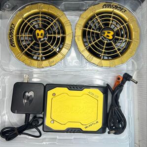 22V 空調服 バートル エアークラフト BURTLE AC08 AIRCRAFT バッテリー のフルセット