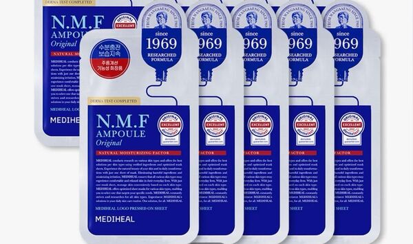 メディヒール NMF パックナチュラルモイスチャーファクターを配合した5枚入りシートマスク 新品未使用 購入したばかり 正規品