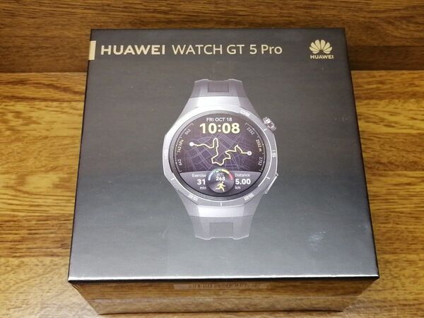 新品未開封 HUAWEI WATCH GT 5 Pro 46mm ブラックフルオロエラストマー ベルト