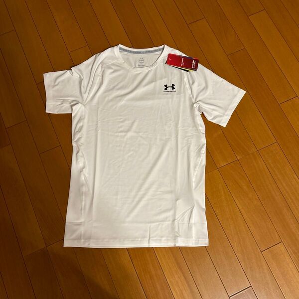 新品 アンダーアーマー 半袖Tシャツ 白 LG 未使用 UNDER ARMOUR