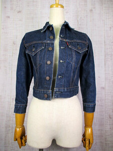 60's　ヴィンテージ　Levi's　リーバイス　デニムジャケット　サイズ 10　ビッグE　USA製　レディース　キッズ　#mojd-50