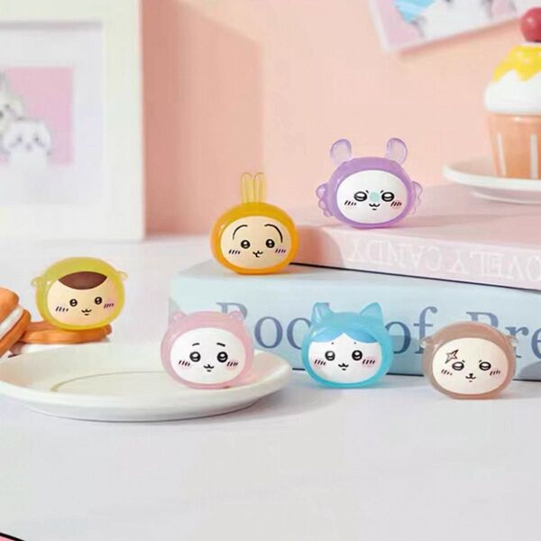 【即日発送】ちいかわ+ハチワレ+うさぎ+モモンガ+くりまんじゅう+ラッコちゃん MINISO 中国限定 ころんマスコット 6点