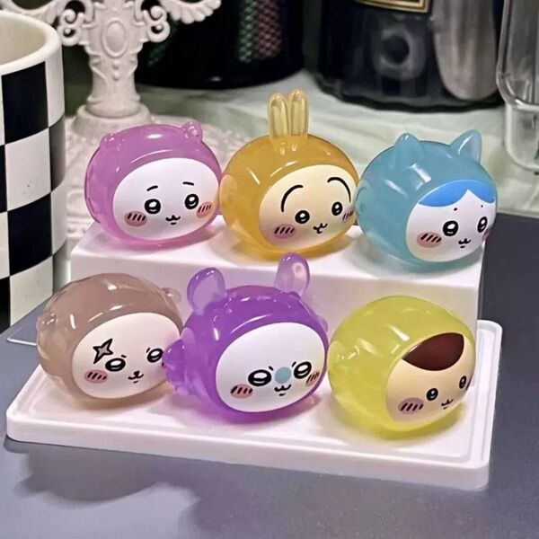 【即日発送】ちいかわ+ハチワレ+うさぎ+モモンガ+くりまんじゅう+ラッコちゃん MINISO 中国限定 ころんマスコット 6点