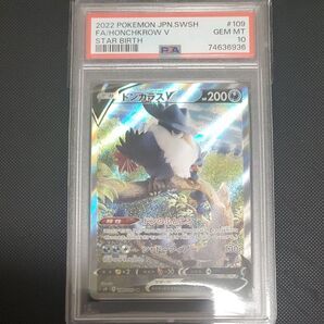 ポケモンカード ドンガラスV スペシャルアート SR PSA10