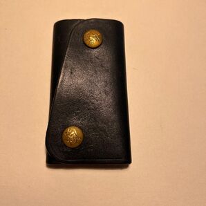 IL BISONTE 4連キーケース レザー ネイビー