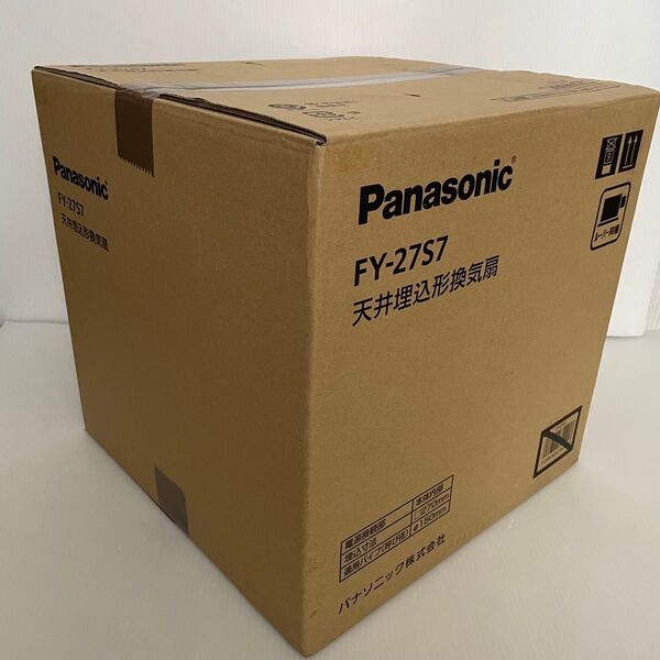 新品未開封 Panasonic パナソニック 天埋換気扇 鋼板 低騒音・ルーバーセット FY-27S7