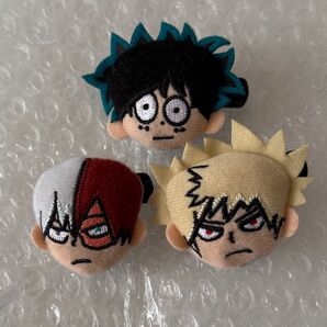 僕のヒーローアカデミア フェイスマスコットバッチ 緑谷 轟 爆豪
