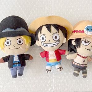 ONE PIECE おすわりぬいぐるみ 3兄弟セット
