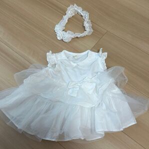 ワンピース 女の子 お宮参り ベビードレス フォーマルドレス