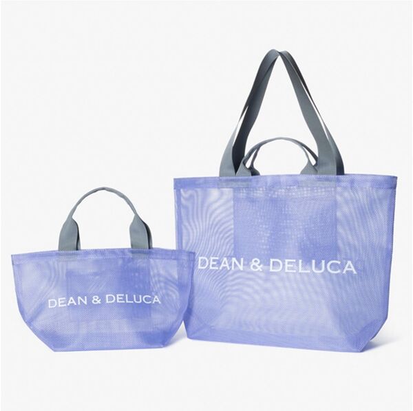 DEAN & DELUCA メッシュトートバッグ ライラック S &Lセット トートバッグ ディーンアンドデルーカ