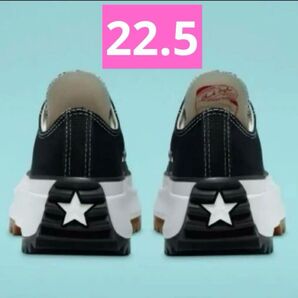 【新品】コンバース ランスターハイク 22.5 ブラック LOW CUT 厚底 韓国 ランスター