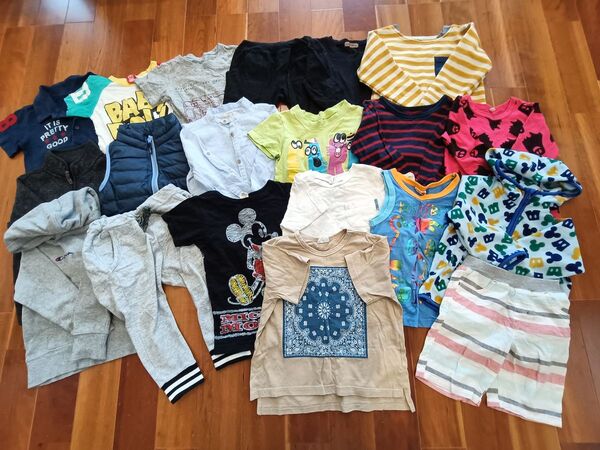 キッズ 男の子 100〜110cm 春夏秋冬 まとめ売り20点 BREEZE等