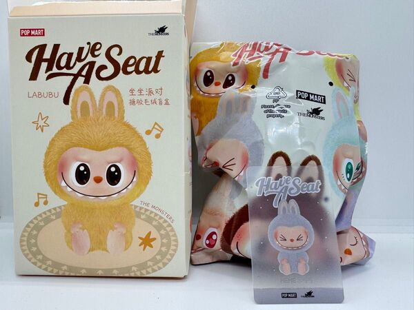 公式購入正規品 labubu ラブブ ハブアシート Have A Seat HEHE