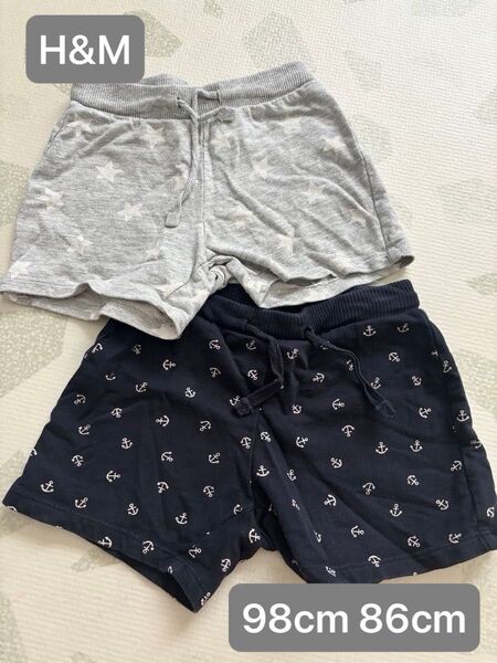 グレー ネイピー H&M 98cm 86cm ベビー パンツ
