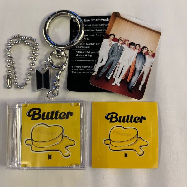 BTS カプセルトイアルバム Butter アクリルキーホルダー