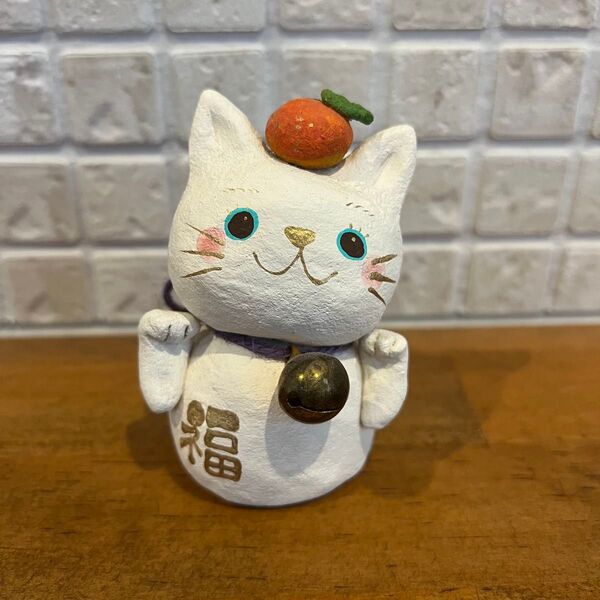 猫 置物 福 招き猫