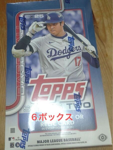 MLB 2025 TOPPS SERIES 2 HOBBY 合計6ボックス