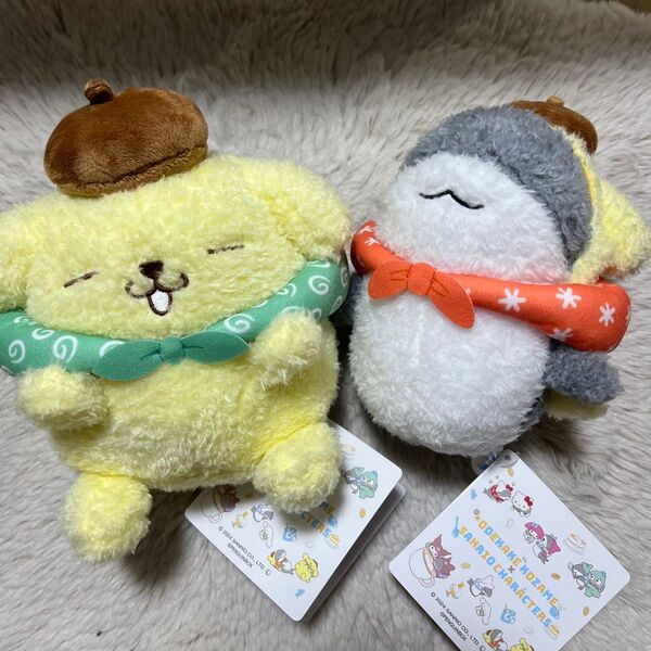 おでかけ子ザメ×サンリオキャラクターズ ぬいぐるみ ポムポムプリン