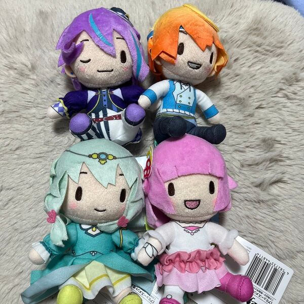 劇場版プロジェクトセカイ 壊れたセカイと歌えない初音ミク ワンダーランズ×ショウタイム ふわぷち ミニぬいぐるみ 4種セット