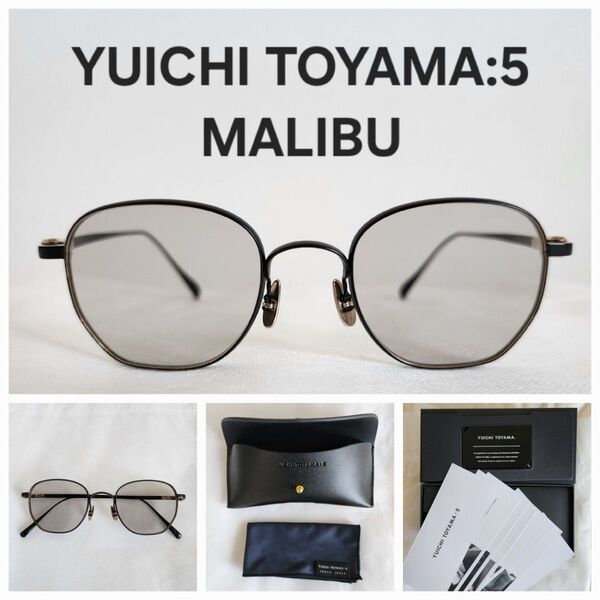 【新品】YUICHI TOYAMA:5 MALIBU ユウイチトヤマ マリブ COL.03 Black/White gold