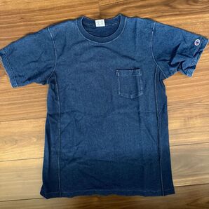Champion ポケットTシャツ デニム