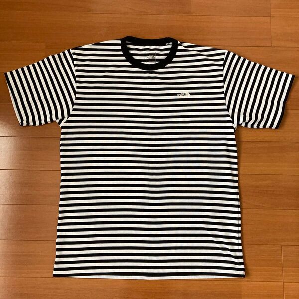 ノースフェイス ボーダー柄 半袖Tシャツ Lサイズ