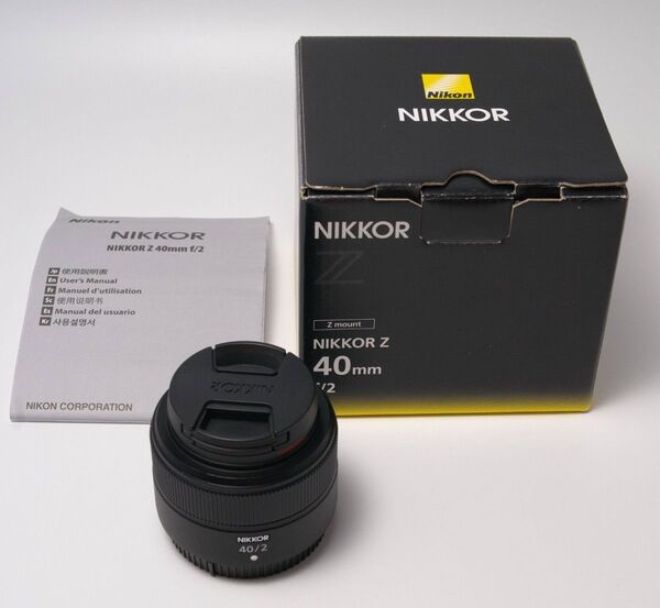 ニコン NIKKOR Z 40mm f/2 保護フィルター付き
