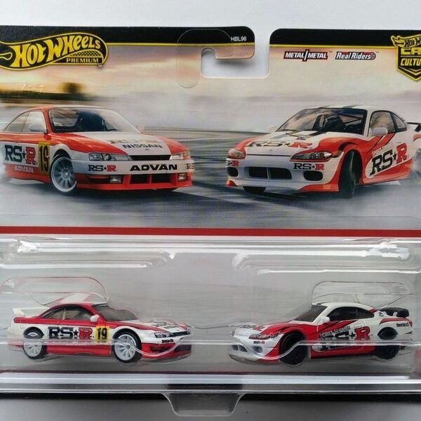 HotWheels ホットウィール プレミアム2パック ニッサン シルビア NISSAN 240SX S14 SILVIA S15