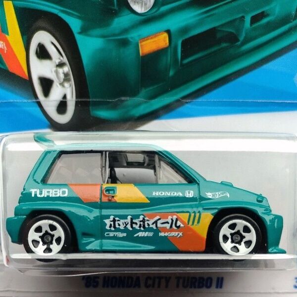 新品未開封 ホットウィール トレジャーハント TH ホンダ シティ ターボ 2 HONDA CITY TURBO ミニカー