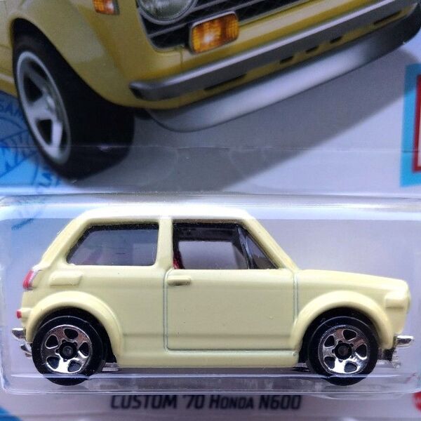 新品未開封 ホットウィール CUSTOM ‘70 HONDA N600 カスタム ホンダ Hot Wheels ミニカー