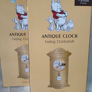 【Winnie the Pooh】ANTIQUE CLOCK Feeling 11o'clockish くまのプーさん掛け時計
